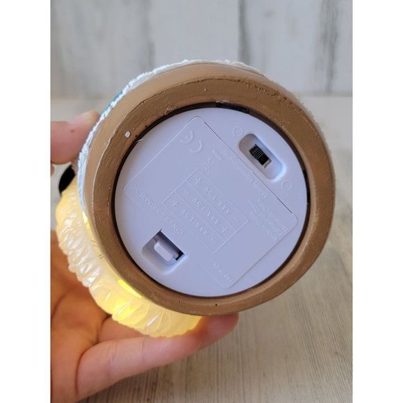 Reindeer silver wreath light up Xmas figure glitter mistletoe - Picture 7 of 7